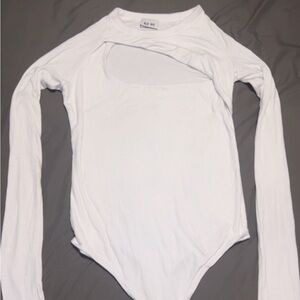 ALIX NYC - Summit cutout ribbed stretch-modal jersey bodysuit